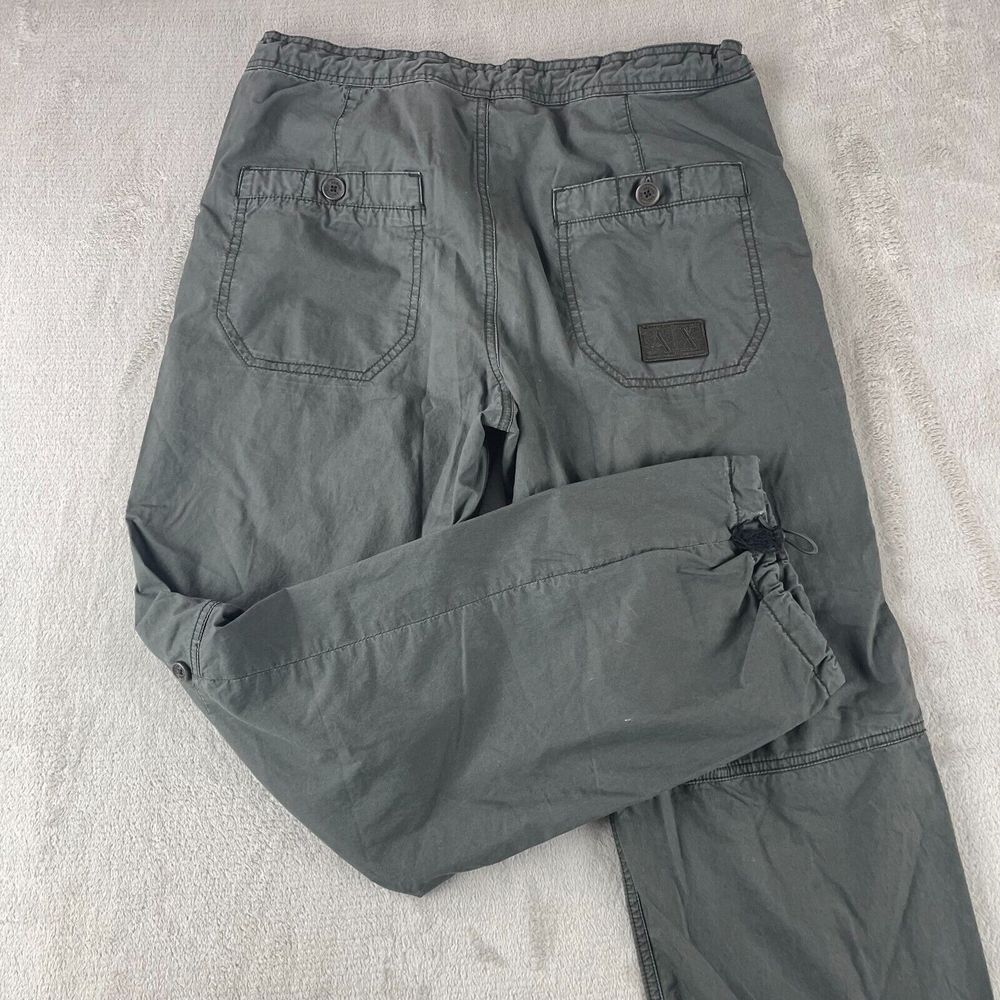 Armani Exchange Pants Men 30x28 Grey Activewear Cinch Waist‎ & Hem Hiking Grunge
